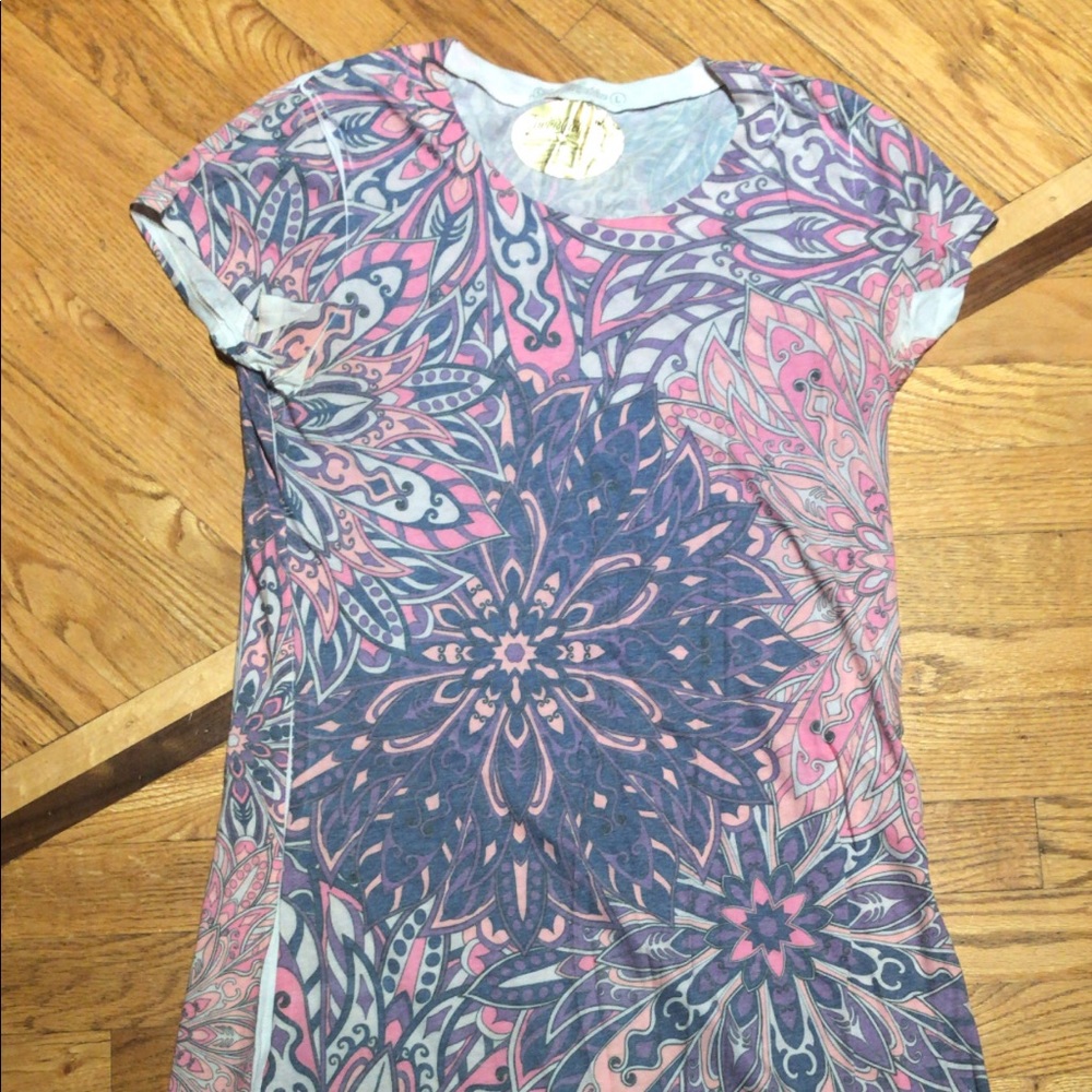 Ink pressed t-shirt dress